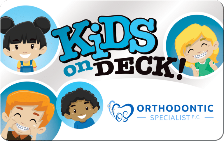 Kids on deck at Orthodontic Specialist PC in Brooklyn Staten Island NY and Metuchen NJ